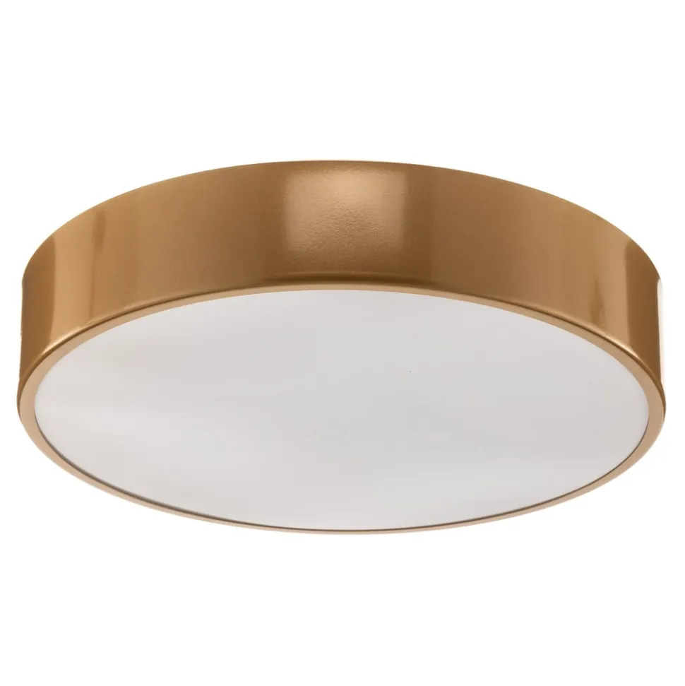Loftlampe Cleo 400, IP54, Ø 40 cm guld