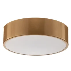 Loftlampe Cleo 300, IP54, Ø 30 cm guld