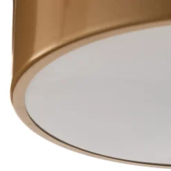 Loftlampe Cleo 300, IP54, Ø 30 cm guld