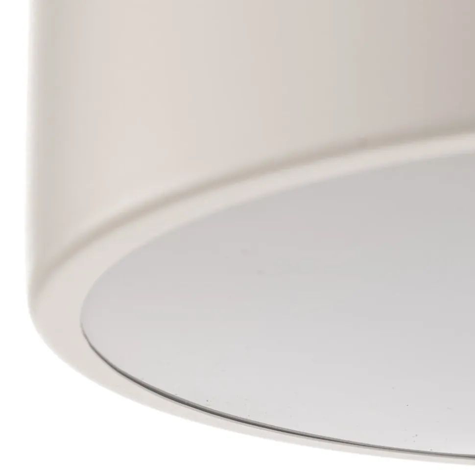Loftlampe Cleo 300, IP54, Ø 30 cm hvid