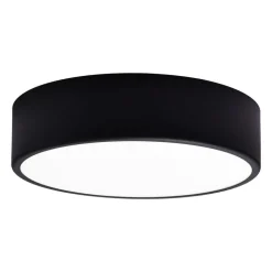 Loftlampe Cleo 300, IP54, Ø 30 cm sort