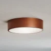 Loftlampe Cleo 300, kobber, sensor, IP20, Ø 30 cm, metal