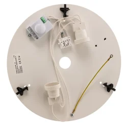 Loftlampe Cleo 300, kobber, sensor, IP20, Ø 30 cm, metal
