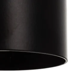 Loftlampe Cloudy 1 lyskilde sort