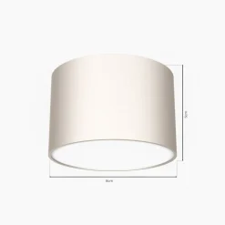 Loftlampe Cloudy 1 lyskilde hvid