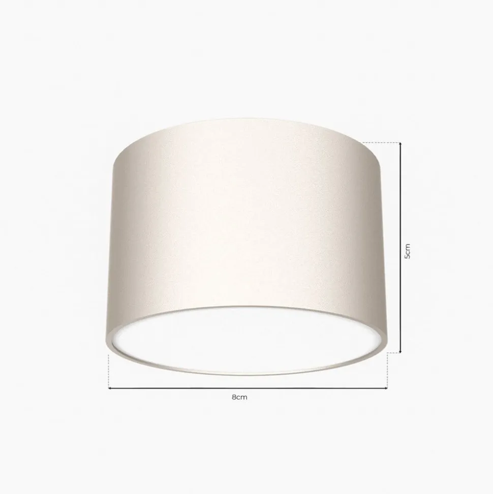 Loftlampe Cloudy 1 lyskilde hvid