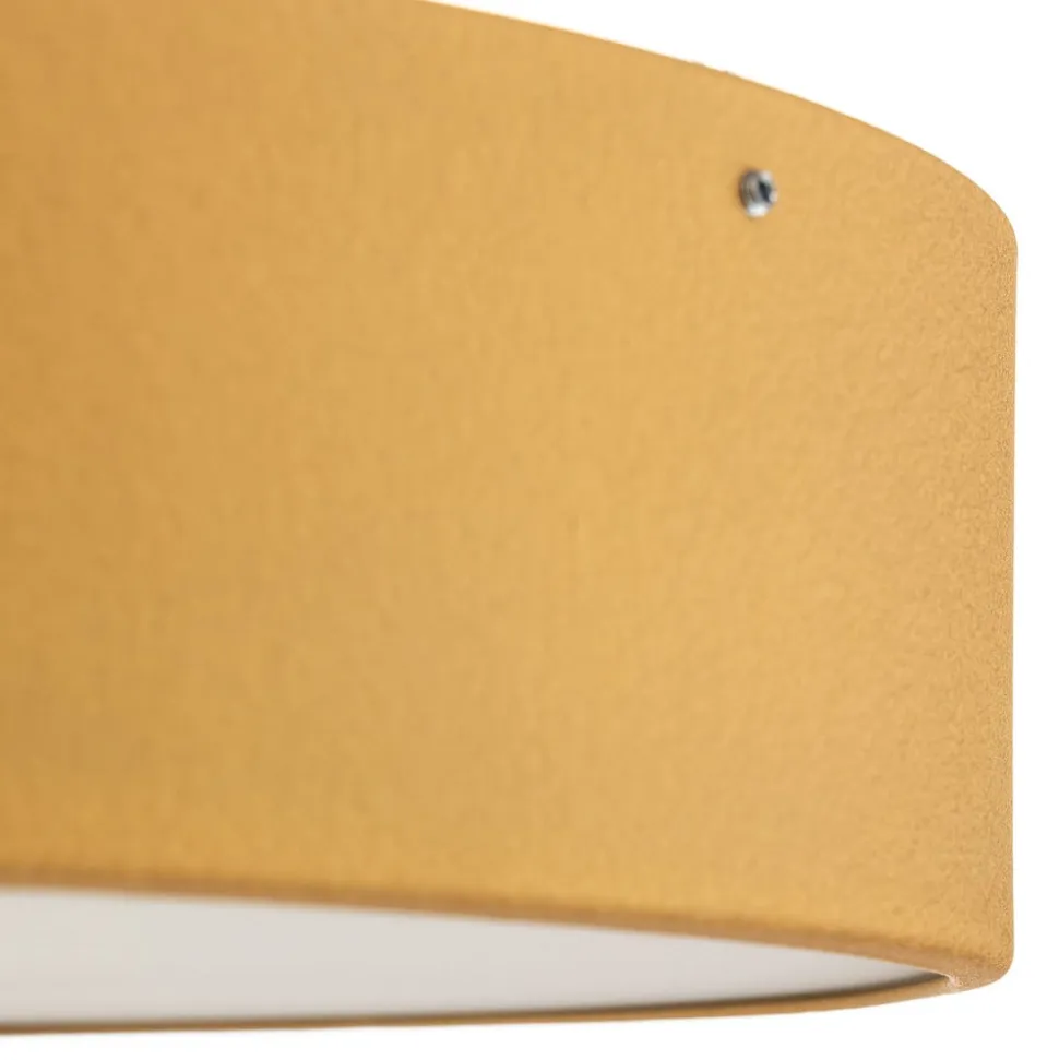 Loftlampe Dayton, lakeret i guld Ø 45 cm