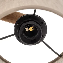 Loftlampe Deva, tekstil, 3 lyskilder