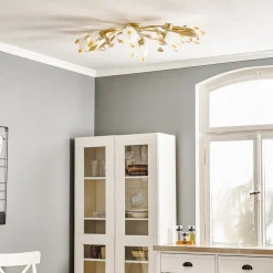 Loftlampe Elena i florentinsk stil, 6 lyskilder