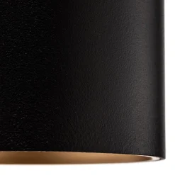 Loftlampe Eye Tone, sort/guld