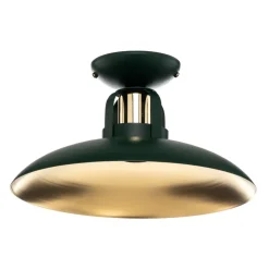Loftlampe Felix, grøn/guld