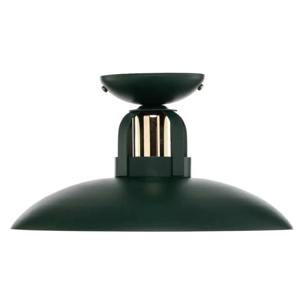 Loftlampe Felix, grøn/guld