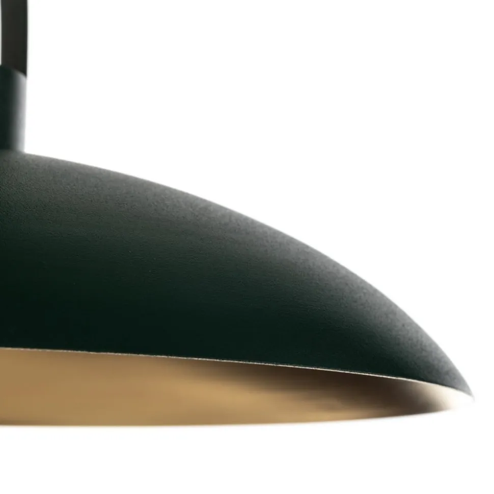 Loftlampe Felix, grøn/guld