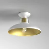 Loftlampe Felix, hvid/guld