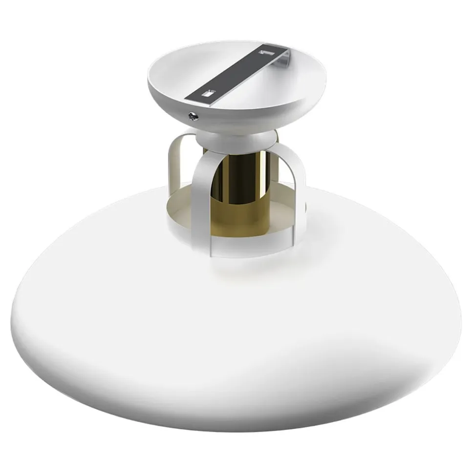 Loftlampe Felix, hvid/guld