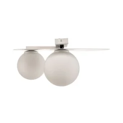 Loftlampe Firn, rund, 3 lyskilder, hvid
