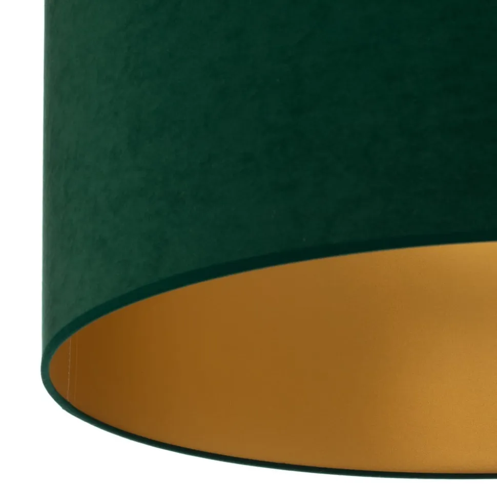 Loftlampe Golden Roller Ø 60 cm mørkegrøn/guld