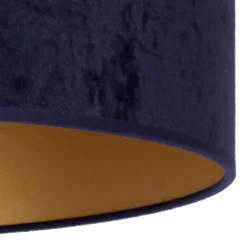 Loftlampe Golden Roller Ø 40 cm mørkeblå/guld