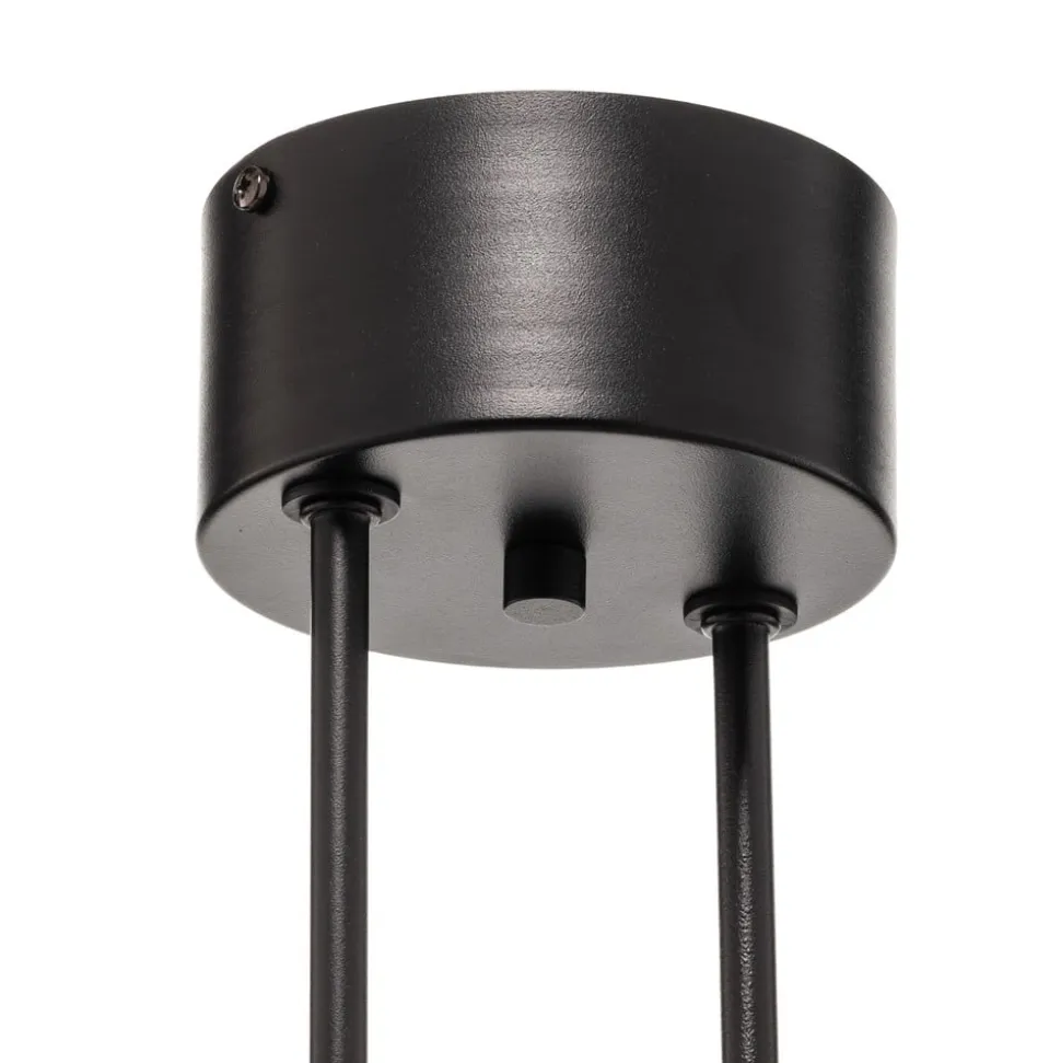 Loftlampe Ilia, sort/guld, 4 lyskilder