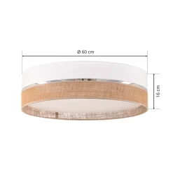 Loftlampe Linobianco, Ø 60 cm