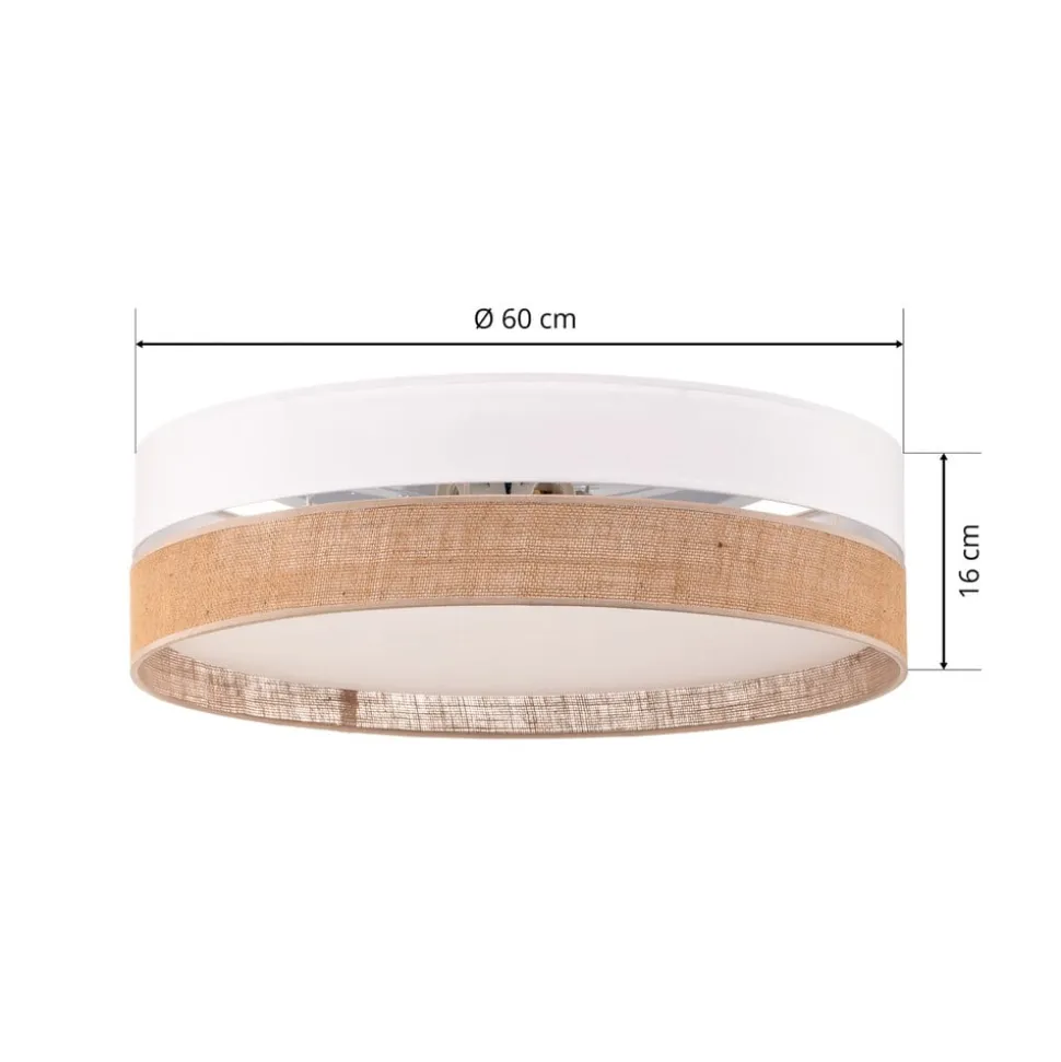 Loftlampe Linobianco, Ø 60 cm