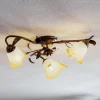 Loftlampe Lucrezia med 3 lyskilder, bronze