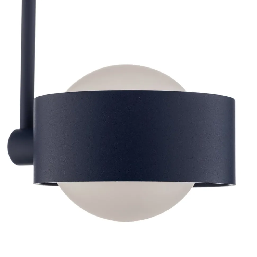 Loftlampe Mado i stål, blå, 2 lyskilder