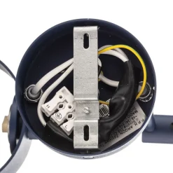 Loftlampe Mado i stål, blå, 2 lyskilder