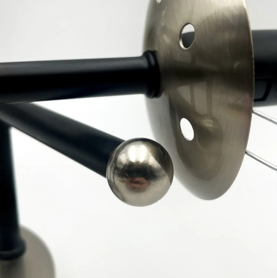 Loftlampe Malena, Ø 19 cm, røggrå, glas/metal 3 lyskilder.