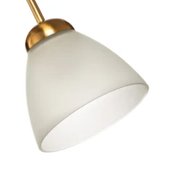 Loftlampe Miranda, 3 lyskilder, messing