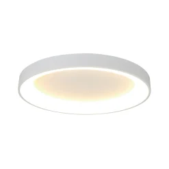 Loftlampe Niseko II, CCT, fjernbetjening, Ø 65 cm, hvid