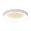 Loftlampe Niseko II, CCT, fjernbetjening, Ø 50 cm, hvid