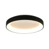 Loftlampe Niseko II CCT med fjernbetjening, Ø 78 cm, sort