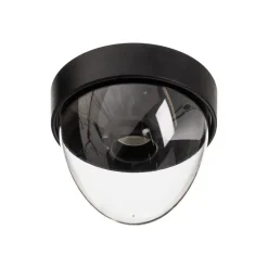 Loftlampe Nook med klar skærm, sort