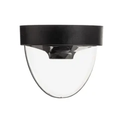 Loftlampe Nook med klar skærm, sort