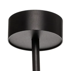 Loftlampe Orbit VI, sort, 6 lyskilder
