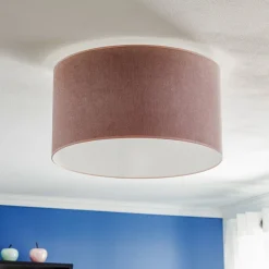 Loftlampe Pastell Roller Ø 45 cm lyserød