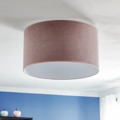 Loftlampe Pastell Roller Ø 45 cm lyserød