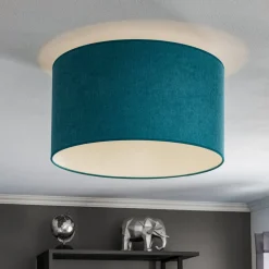 Loftlampe Pastell Roller Ø 45 cm turkis