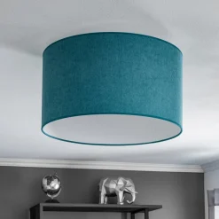 Loftlampe Pastell Roller Ø 45 cm turkis