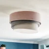 Loftlampe Pastell Trio Ø 45 cm pink/grå/lysegrå