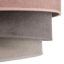 Loftlampe Pastell Trio Ø 45 cm pink/grå/lysegrå