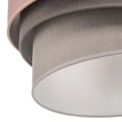 Loftlampe Pastell Trio Ø 45 cm pink/grå/lysegrå