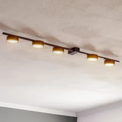 Loftlampe Pills V, sort, 5 lyskilder