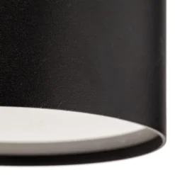 Loftlampe Point Plexi M, sort/opal