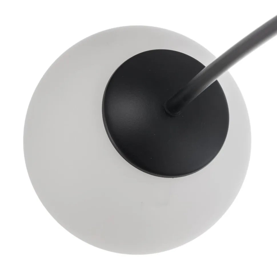 Loftlampe Pregos 6 i sort, 6 lyskilder