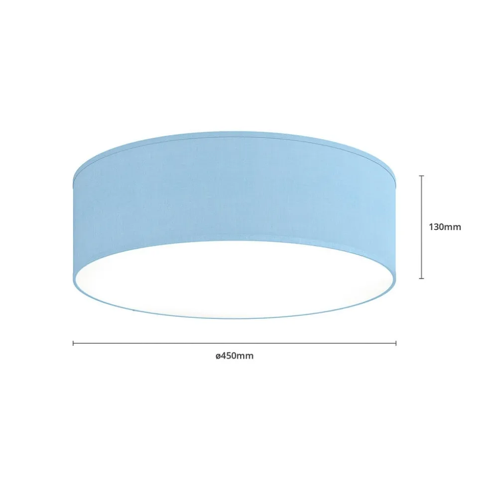 Loftlampe Rondo, blå, Ø 45 cm