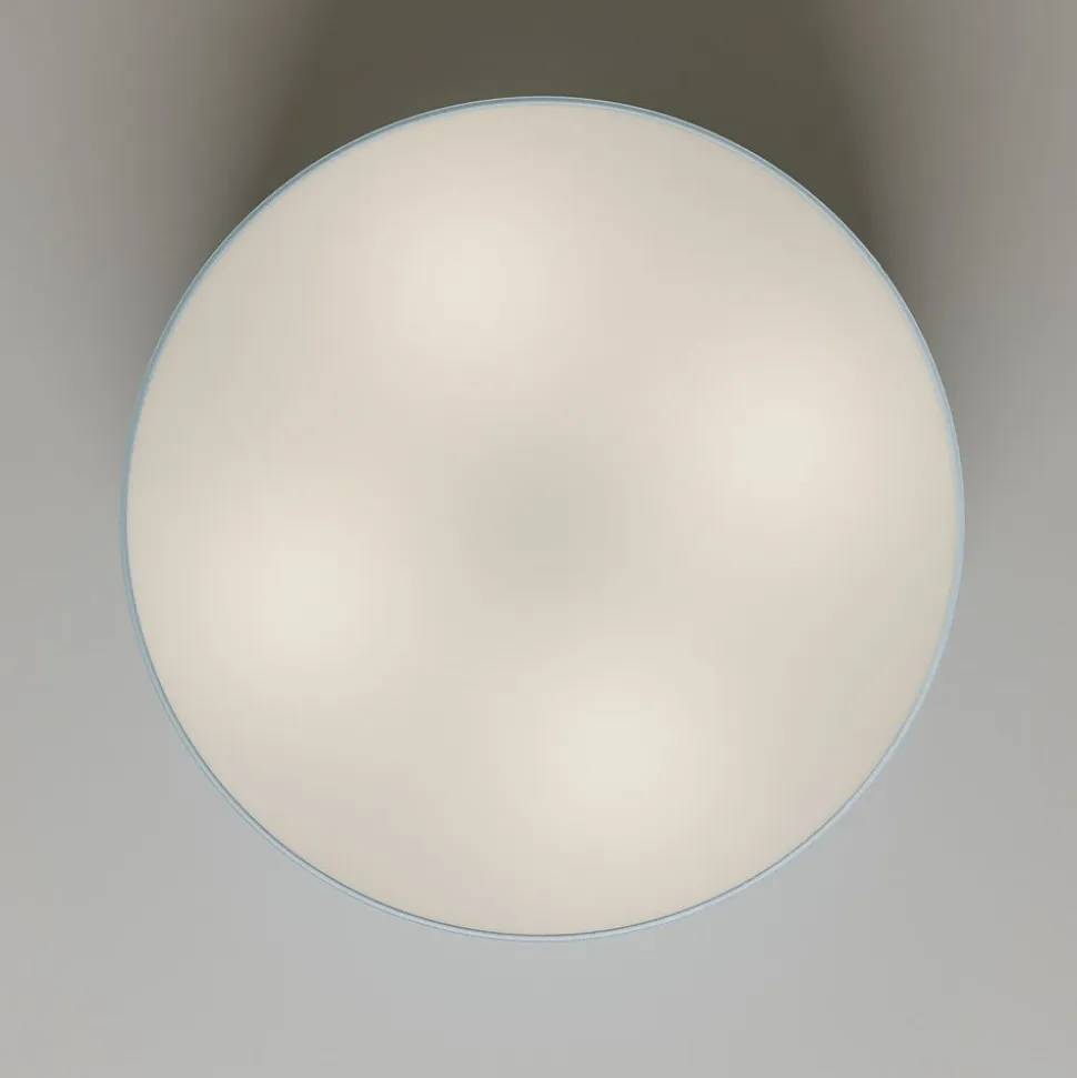 Loftlampe Rondo, blå, Ø 45 cm