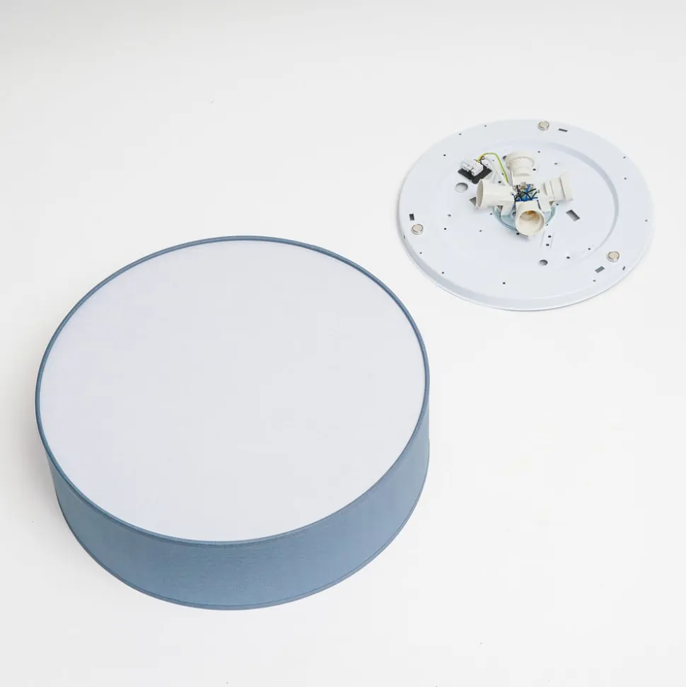 Loftlampe Rondo, blå, Ø 45 cm