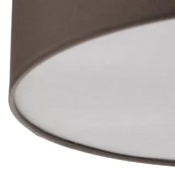 Loftlampe Rondo, brun, Ø 45 cm